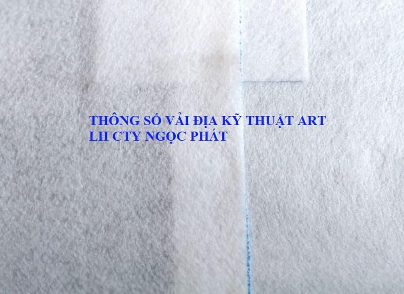 Bảng thông số kỹ thuật chi tiết của vải địa kỹ thuật ART